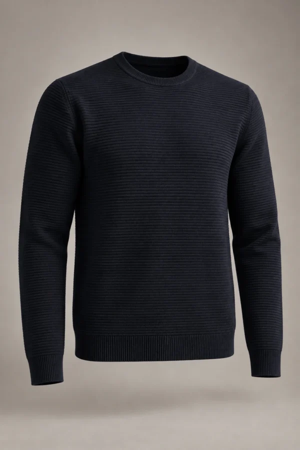 Ridge Merino Crew in Ink, product view