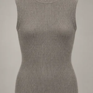 Mineral Rib Vest in Mineral, product view