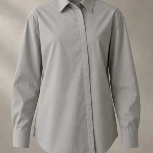 Mineral Poplin Shirt in Mineral, product view