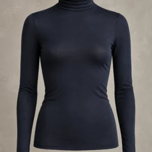 Second Skin Rollneck in Ink, product view