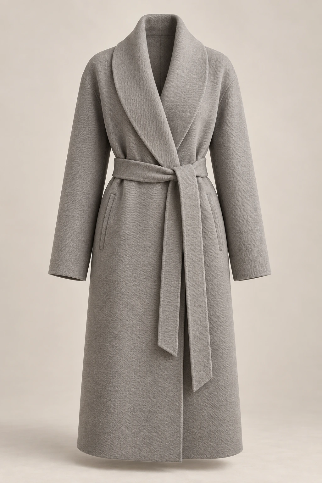 Mineral Wrap Coat in Mineral, product view