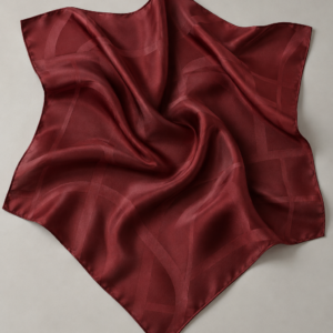 Still Forms Scarf in Oxblood, product view