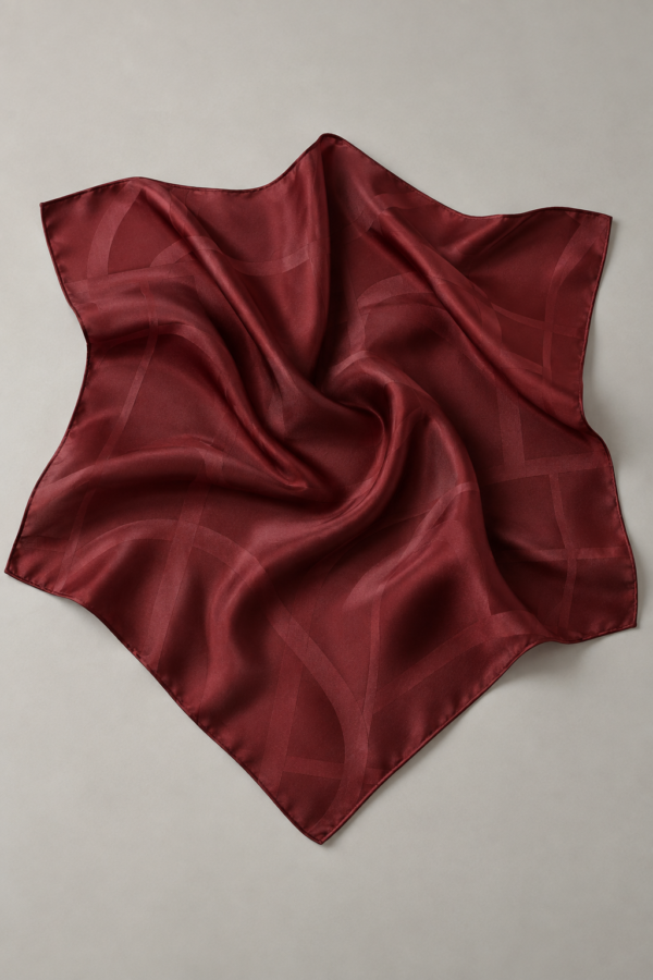 Still Forms Scarf in Oxblood, product view