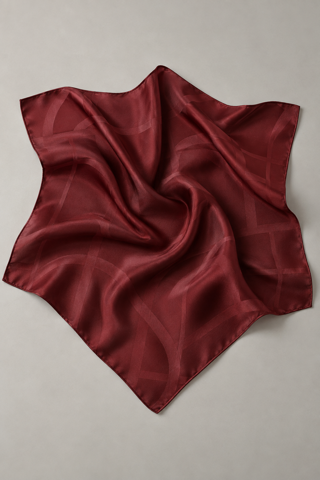 Still Forms Scarf in Oxblood, product view