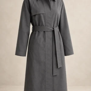 Horizon Cotton Mac in Slate, product view