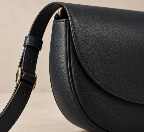 Orbit Crossbody in Ink, construction detail