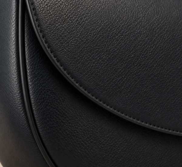 Orbit Crossbody in Ink, material detail